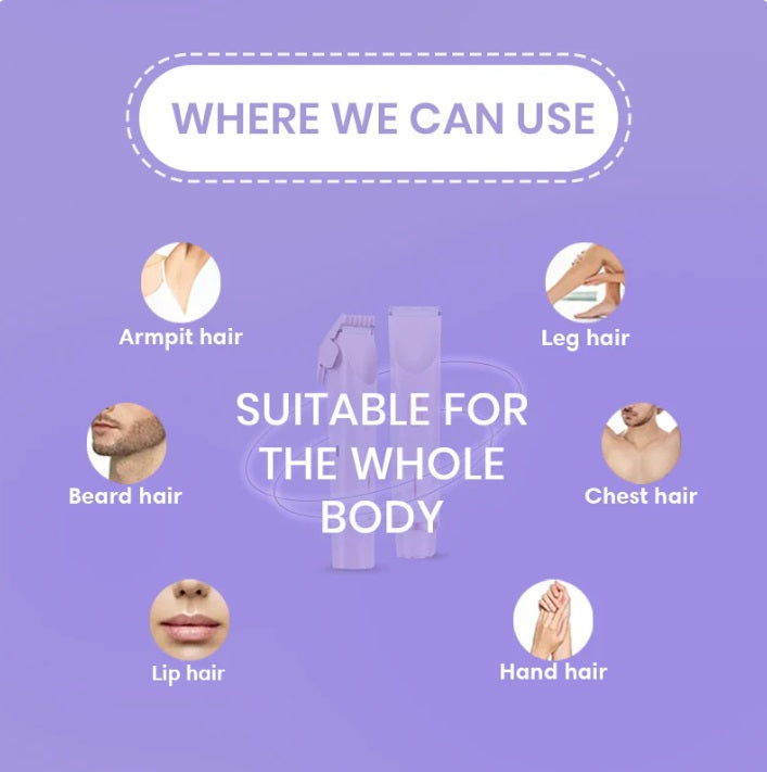 2 in 1 Women Body Shaver